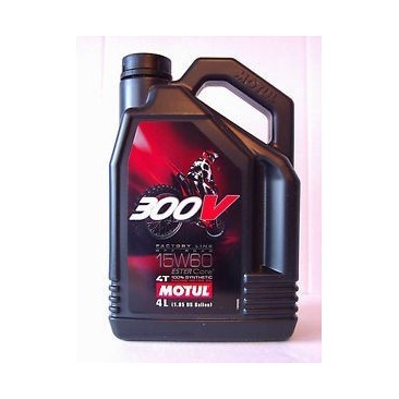 300V COMPETTION 15W60 OFF ROAD MOTO 4 LITRES