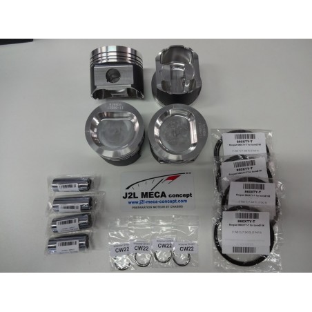 PISTONS 406, 605, 806 2,0L TURBO XU10J2CTE - PSA TCT XUTCT